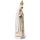 Statua Madonna di Fatima 20 cm resina dipinta avorio s4