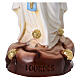 Colored resin statue Our Lady of Lourdes 20 cm s4