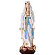 Resin Our Lady of Lourdes statue painted colors 15 cm s1