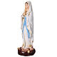 Resin Our Lady of Lourdes statue painted colors 15 cm s3