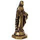 Brass-plated resin statue of the Miraculous Mary, 20 cm s5