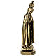 Resin statue Our Lady of Fatima 15 cm brass effect s4