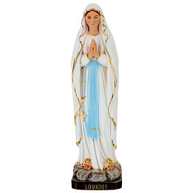 Statuina Madonna Lourdes resina 30 cm
