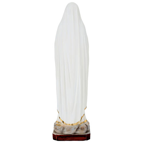 Statuina Madonna Lourdes resina 30 cm 4