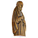 Saint Pio bronze wall plaque for outdoor use, 8x5.5 in s4