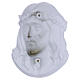 White-enamel outdoor plaque of Christ's face with crown of thorns s4