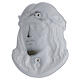 Outdoor plaque, Christ's face with Carrara marble finish s4