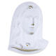 Plaque visage Vierge effet marbre botticino pour extérieur en haut-relief s3