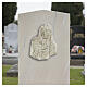 Plaque Pietà pour extérieur finition marbre botticino s2