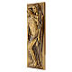 Placa de pared Piedad acabado bronce 50x15 cm s6