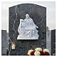 Plaque murale appliquée Pietà de Michel-Ange finition blanche s2