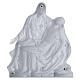 Michelangelo's Pieta Wall Plaque with White Finish s5