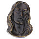 Christ wall plaque, brown patina finish s1