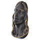 Christ wall plaque, brown patina finish s3