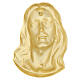 Golden Face of Jesus Plaque 18x12 cm for Outdoor Use s3