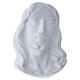 Christ Face Cemetery Plaque with Carrara Marble-Effect Finish s1