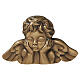 Placa de anjinho dormindo em bronze para exterior s1