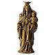 Bronzed plaque, Our Lady of Mount Carmel, 14x6x3 in s1