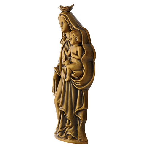 Placa bronceada Virgen del Carmen 35x15x7 cm 3