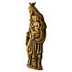 Plaque en bronze Notre-Dame du Mont Carmel 35x15x7 cm s3