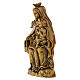 Funeral wall plaque of Enthroned Our Lady of Mount Carmel, 22.5 cm s3