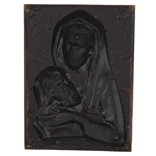 Pieta Wall Plaque in Bas-Relief, 40x30 cm 6
