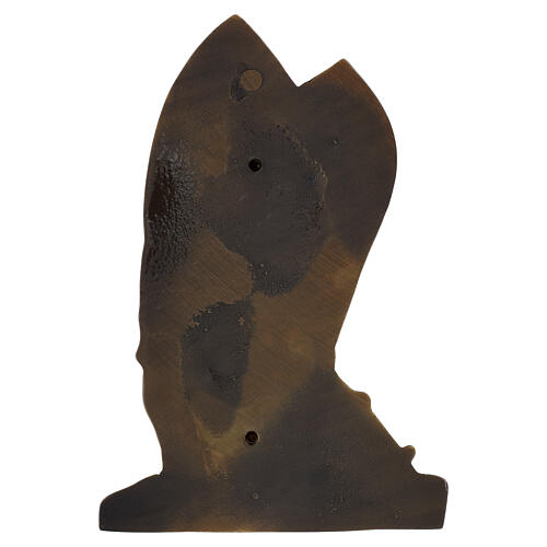 Pope John Paul II wall plaque in bronze 5