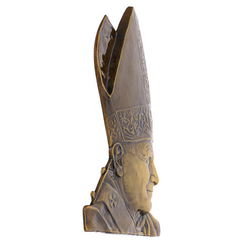 Pope John Paul II Bronze Wall Plaque 3