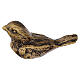 Bronze Cemetery Sparrow Statue for Ground Installation, 8 cm s3