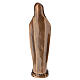 Our Lady of Lourdes ground-mounted statue, 16 in, bronze finish s5