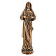 Estatua Jesús Sagrado Corazón bronceada para exterior 40 cm s1