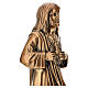 Estatua Jesús Sagrado Corazón bronceada para exterior 40 cm s7