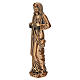Statue Sacré-Cœur de Jésus effet bronze pour extérieur, à poser au sol, 40 cm s4