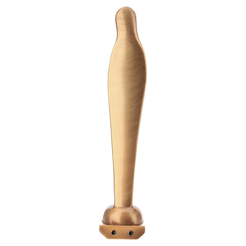 Funerary Wall Virgin Mary in Bronze Finish, 40 cm 7