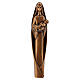 Modern Mary with Child bronzed statue for outdoor use 40x10x5 cm s1