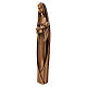 Modern Mary with Child bronzed statue for outdoor use 40x10x5 cm s4