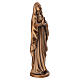 Figura Virgen de Lourdes bronceada para exterior cuerpo entero s5