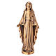 Estatua Virgen Inmaculada para suelo con acabado bronce s1