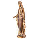 Estátua Virgem Imaculada para solo em acabamento bronze s3