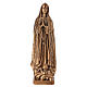 Ground statue of Our Lady of Fatima, 20 in, bronze finish s1