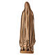 Statue Notre-Dame de Fatima à poser au sol 50 cm finition bronze s6