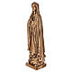 Our Lady of Fatima cemetery statue 50 cm, bronze finish s4
