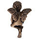 Statue ange funéraire bronze cire perdue à fixer au sol 8x7,5 cm POUR EXTÉRIEUR s5