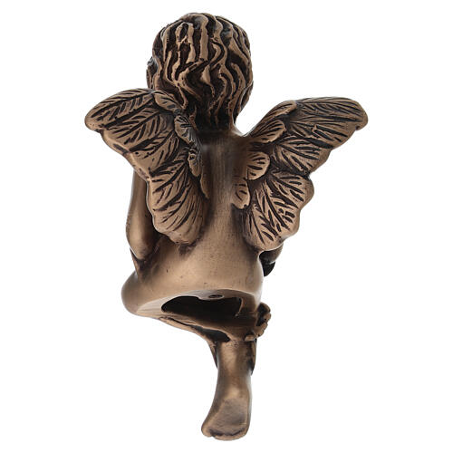 Bronze Funerary Little Angel Statue 8 x 7.5 cm for OUTDOORS 5