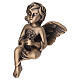 Bronze Funerary Little Angel Statue 8 x 7.5 cm for OUTDOORS s4