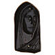 Plaque visage de la Vierge réaliste en bronze pour extérieur 20x11x5 cm s3