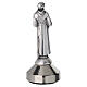 Figurka św. Franciszka 5×2 cm z posrebrzanej zamy, z magnetyczną podstawą s3