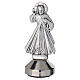Christ Miséricordieux 5x2 cm statue en zamak argenté base aimantée s1