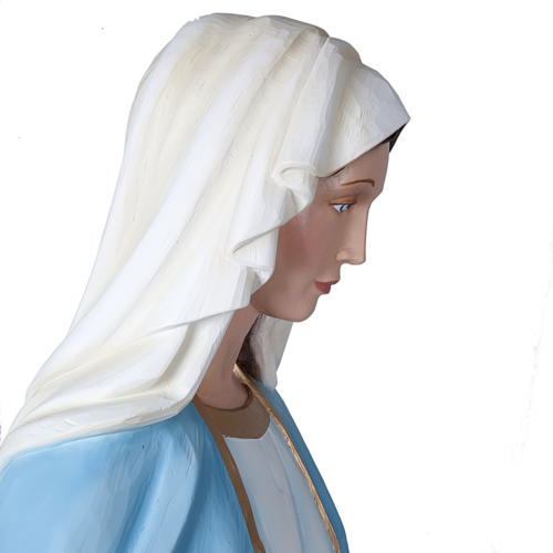 Virgen de la Milagrosa 160 cm en fibra de vidrio 4