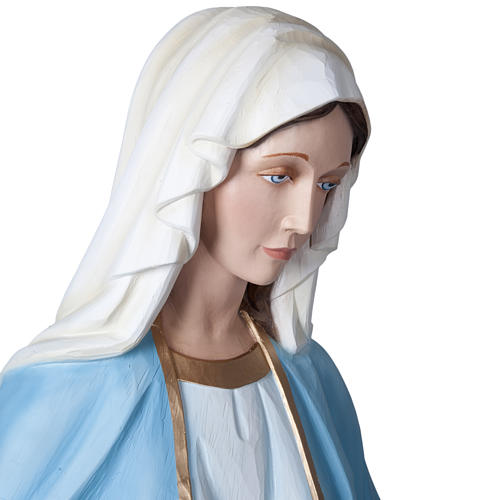 Virgen de la Milagrosa 160 cm en fibra de vidrio 9